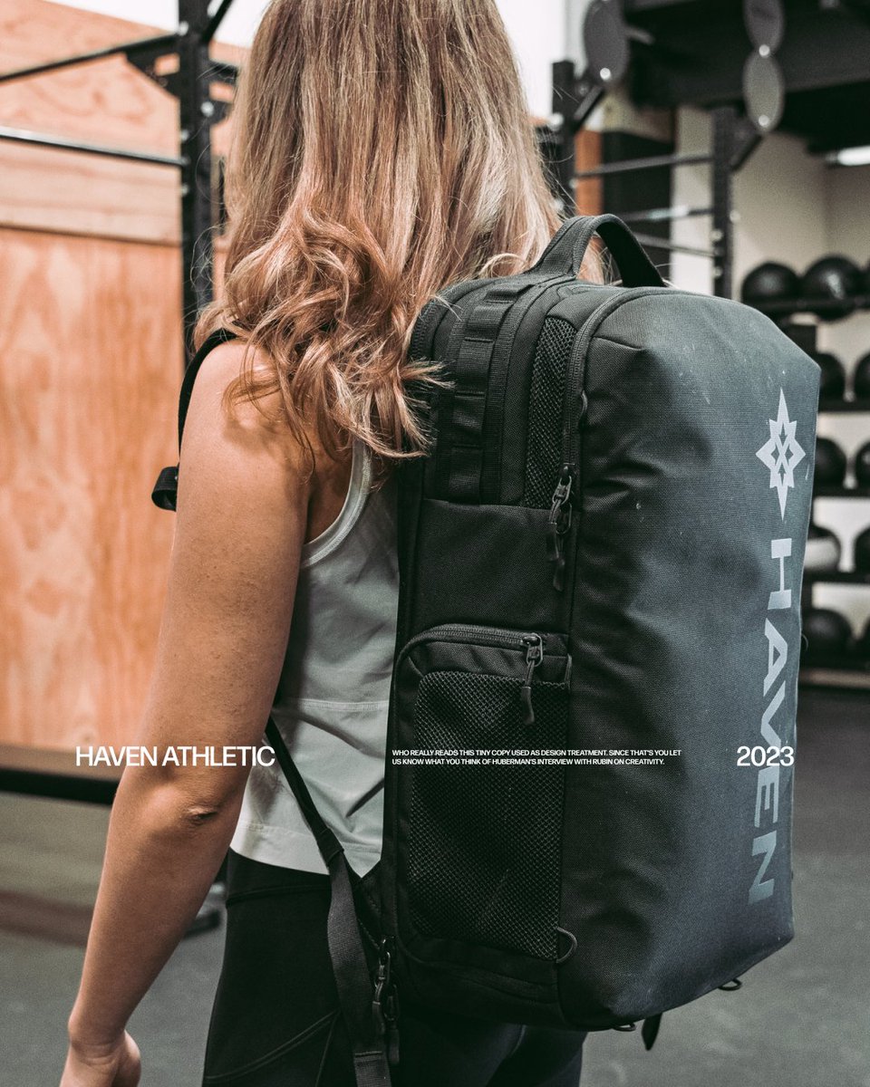 Fully funded in 2 hours. The <a href="/HavenAthletic/">Haven Athletic</a> Organized Backpack #kickstarter campaign.

Team: 
Content: @matthewgattozzi + @goodostudios
Content: <a href="/MatthewGattozzi/">Matthew Gattozzi 📷 Ads/Videos/Photos for Brands</a>
Copy: <a href="/SolomonHanes/">Solomon Hanes</a> 
Design: <a href="/trewcreative/">Andrea Trew</a> + <a href="/nickchickinelli/">Nick Chickinelli</a>

Case study: districtstudio.co/haven-athletic