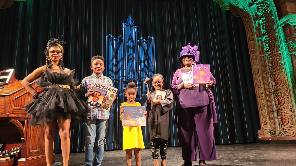 CityofTampa's tweet photo. Before watching the iconic musical, kids participated in a costume parade--check out the little girl dressed as Ketanji Brown Jackson and the little boy who dressed up as a magician. ☺️ https://t.co/eXyW4piVJb
