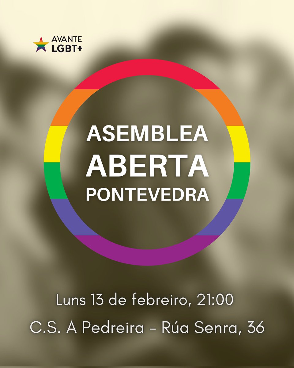 Este luns vémonos nunha nova asemblea aberta en Pontevedra. Esperamos por ti!