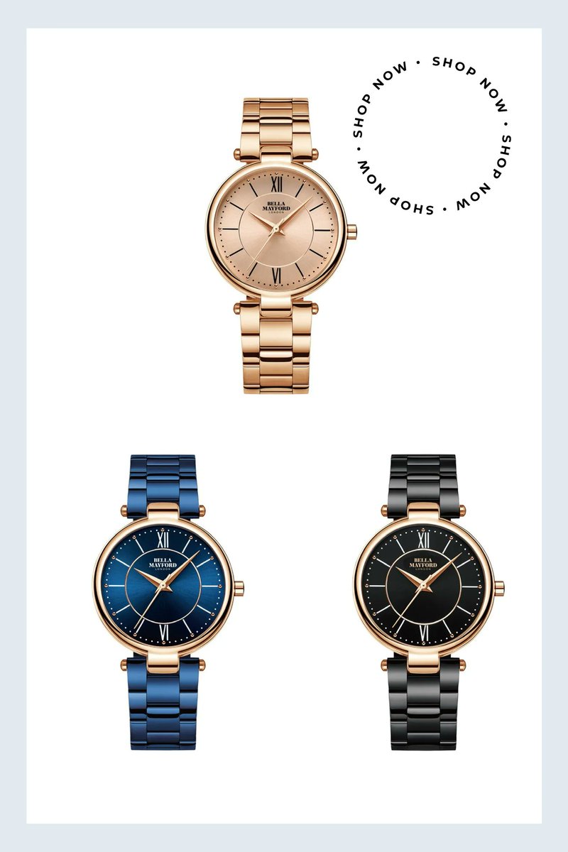 Our Bella Mayford Signature Solo is a modern take on a classic design. Individually crafted, this bracelet elegantly exudes style and class with its luxurious three-piece metal bracelet.  #watches #timepiece #signature #elegantwatch ##beautifuldesign