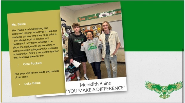 gcteagles's tweet photo. So many great teachers in this district, but it’s so encouraging to see what they say about one of the many that has made a huge impact. https://t.co/pKdVgIBof3