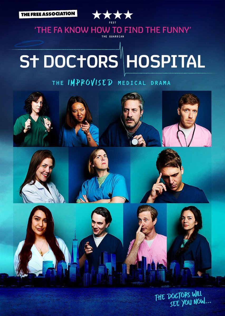 Catch the whole pod team &amp; a host of our amazing guests in <a href="/faimprov/">The Free Association</a>’s St Doctor’s Hospital at @VAULTFestival next week! A one of a kind hailarious medical ‘drama’ improvised in front of your eyes. Every show unique! 

Tickets: vaultfestival.com/events/st-doct…