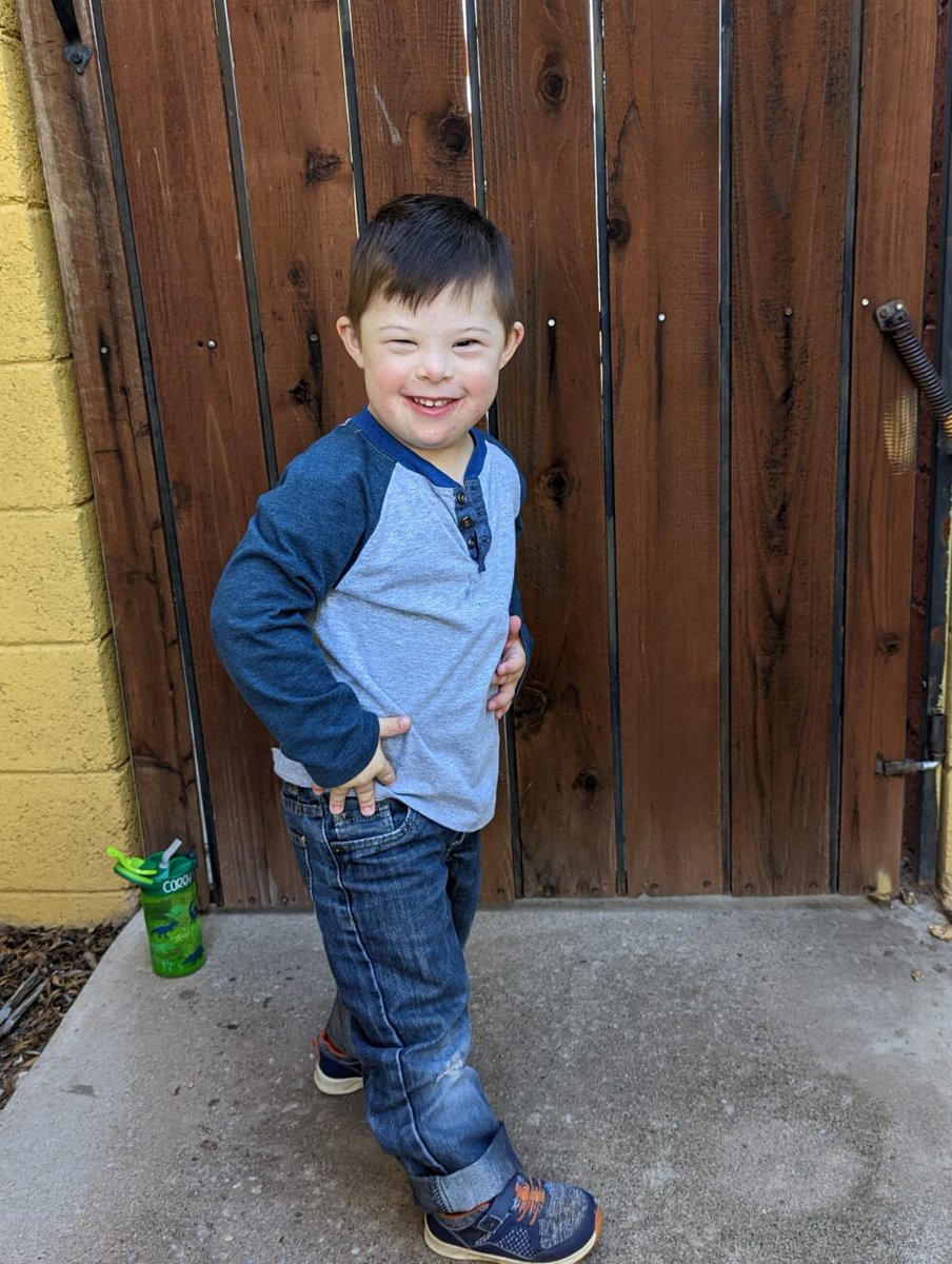 Meet Corey❤️
His mom writes, "Come support Corey in his element at the SDSA Walk where he can run, dance, and say hi to everyone!"

To donate to Team Corey's Crew, please click here: sharingds.org/campaigns/core…