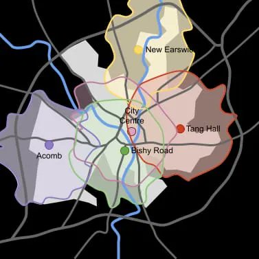 People thrive in cities were they can reach shops, schools, work, leisure, healthcare, friends, family in 15 minutes or less. Walking, that's 1 mile away, cycling 2 or 3 miles. York should be a model city for 15-min neighbourhoods
#ActiveTravel #42Ways