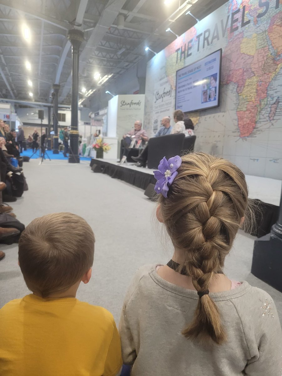 DomTulett's tweet photo. Magnificent audience at our @DestinationShow talk on Saturday - well-behaved and full of questions (not all of them ‘Can I have an ice cream?’) @TravWriters #STWF #travelwithkids https://t.co/SYf665Aibj