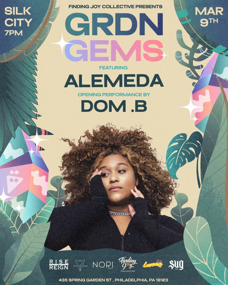 itsceddyp's tweet photo. The #RnBae is back...and LIVE! 

I'm happy to announce @officialdom_b will be featured on the first installment of the GRDN GEMS event series brought to you by @FindingJoyCo!

Catch Dom along side @Alemeda Thursday, March at 7PM at @SilkCityDiner! https://t.co/blUH1xU1Sg