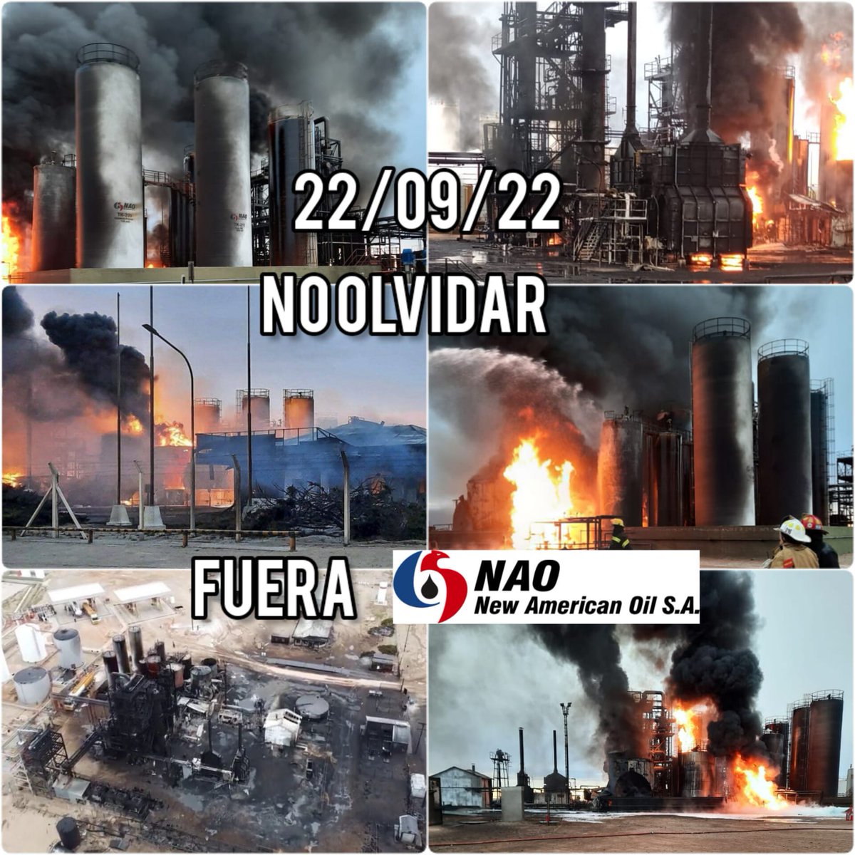 Neoness2002's tweet photo. @JorgeLanata13 @andykusnetzoff
@alferdez @PatoBullrich
@PatriciaJure 
CREO QUE NO LE PODEMOS DAR LA ESPALDA A LA EXPLOCION DE UNA REFINEIA EN PLAZA HUINCUL NEUQUÉN, SIN PRECEDENTES EN LATINOAMERIA QUE SE COBRO TRES VIDAS Y MIRAR PARA OTRO LADO https://t.co/UMlr5pEzyc
