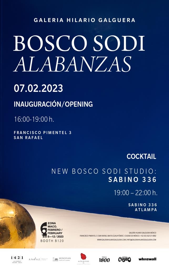 HOY: BOSCO SODI INAUGURACION - mailchi.mp/galeriahilario…