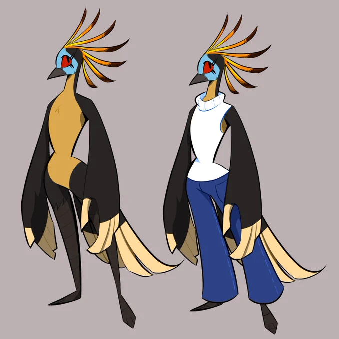 even before that, my sona was a bird and then a cat. artists should feel comfortable redesigning and reworking their sonas (and regular ocs too!) 