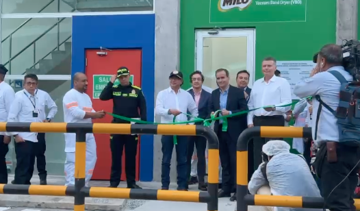 Así se vivió la gran inauguración de la nueva línea de producción de MILO® en Bugalagrande. Evento en el cual contamos con la presencia del presidente <a href="/petrogustavo/">Gustavo Petro</a>. acortar.link/DZU8JF