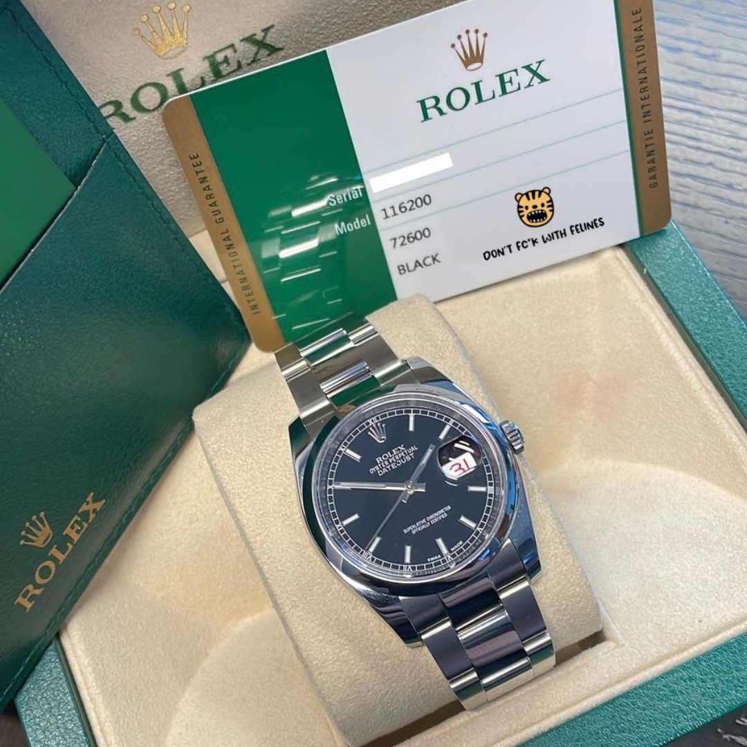 'R' for: We are raffling off a fc*king ROLEX!!! 🙀 Rolex DateJust 2018 Full Box & Papers +-$8500 🎟️1000 tickets 💵0.5 SOL dfwf-raffles.vercel.app If the minimum number of tickets are not sold (750) - we will raffle off the fc*king SOL... You win: Rolex or SOL. LFG 🔥