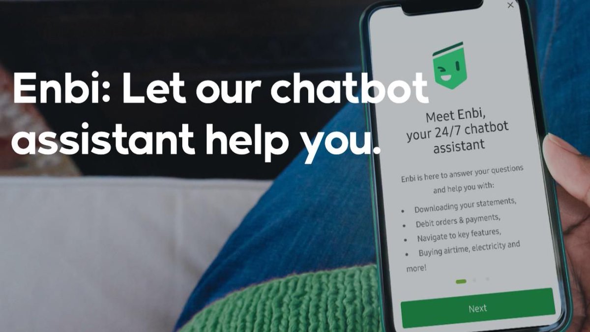 The more you use Enbi to guide you through your digital banking queries, the better Enbi will be able to personalize your interactions. "It learns from client interactions and gathers useful data to improve its capability in the future." - <a href="/Nedbank/">Nedbank</a> hubs.ly/Q01ByDK70