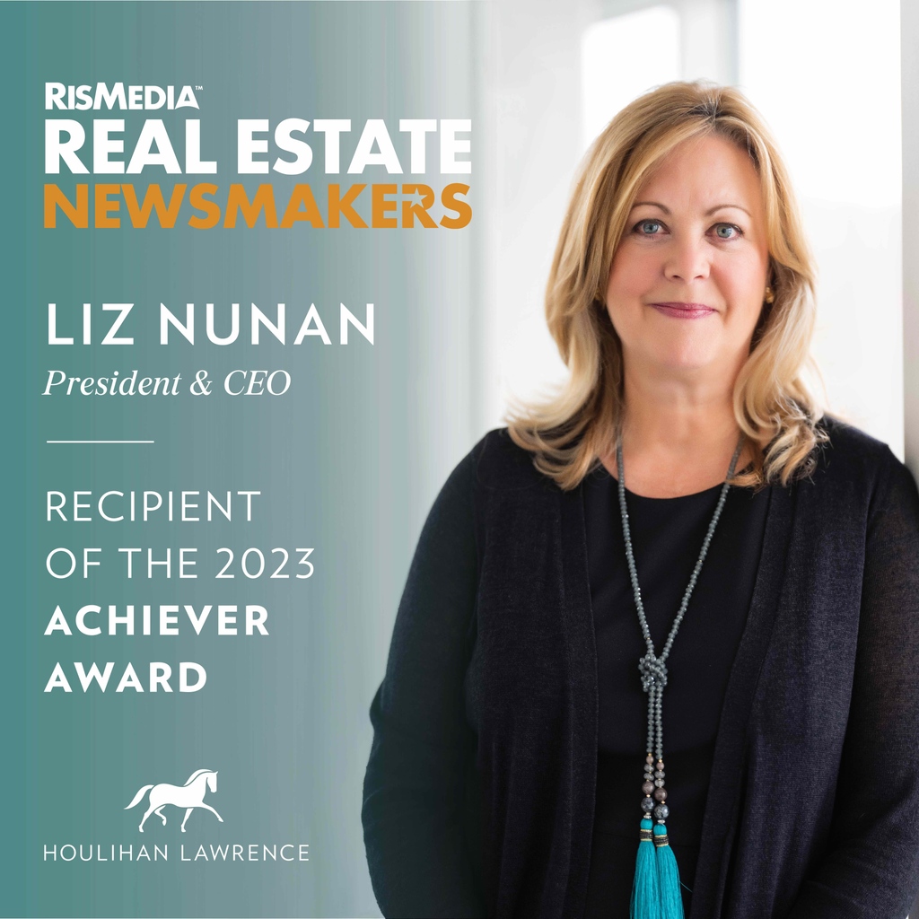Congratulations to our President and CEO Liz Nunan, and all the other honorees on being named a RISMedia 2023 Newsmaker. A recipient of the Achiever Award, Liz is recognized for Houlihan Lawrence’s robust growth and market leadership. Proud to be led by and #InWithTheBest.