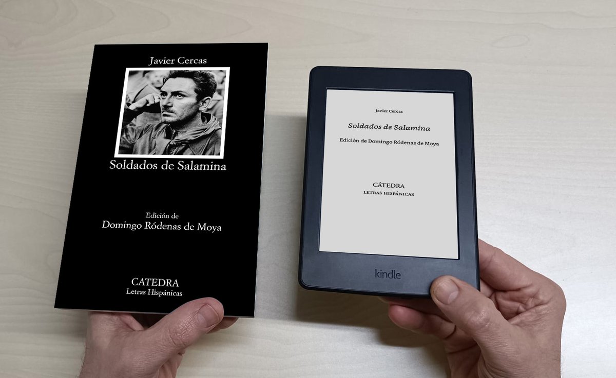 En poco más de veinte años, #soldadosdesalamina se ha convertido en un clásico. Ha sido un placer realizar la versión en #epub. Publicado por @Catedra_Ed, con edición de Domingo Ródenas de Moya.
#JavierCercas #LibrosDigitales #kindle #ebooks  #libroselectrónicos #Calmagráfica