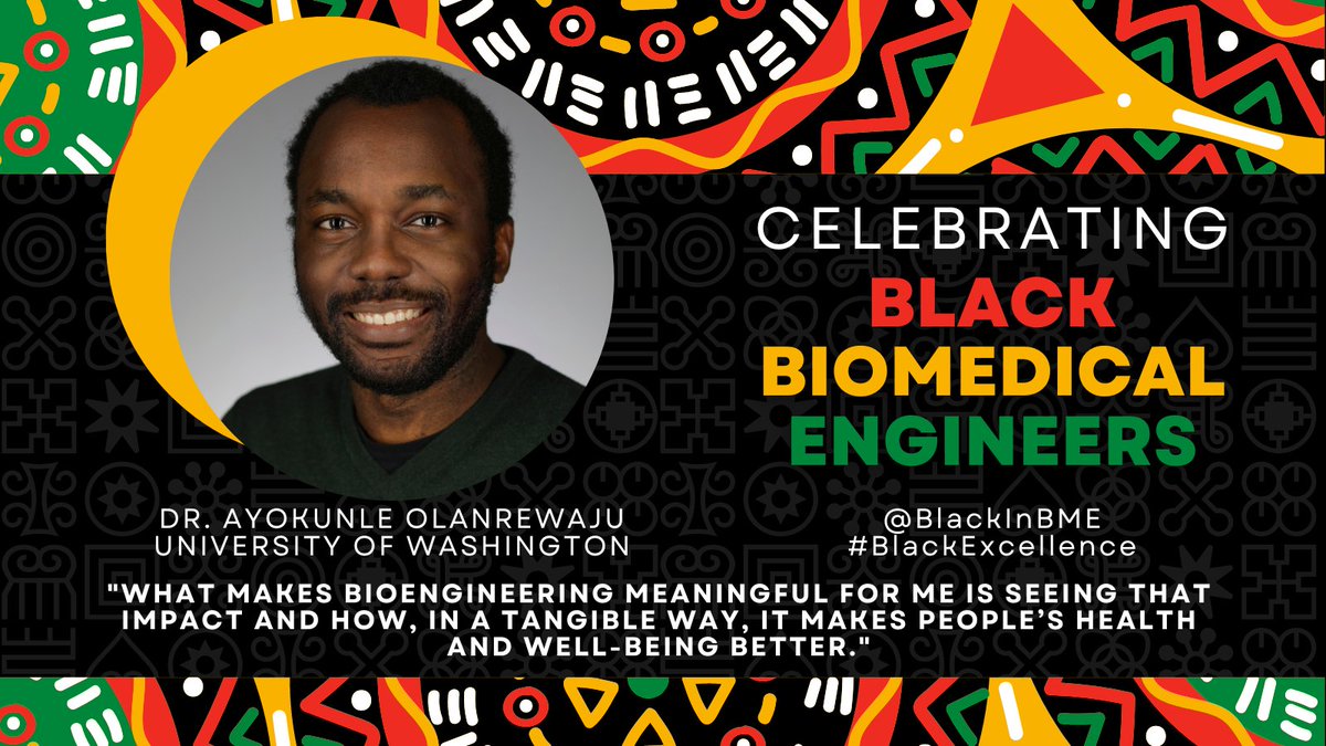 BlackInBME (@blackinbme) on Twitter photo Have you done research in multiple countries? Asst Prof <a href="/AyokunleOlan/">Ayokunle Olanrewaju</a> (<a href="/UWBioE/">UW Bioengineering</a>+<a href="/ME_at_UW/">Mechanical Engineering at UW</a>) has and embodies #BlackExcellence in BME. His lab aims to develop automated devices to improve health outcomes at any point of need. RT & submit who you want to see bitly.ws/zCMp Have you done research in multiple countries? Asst Prof <a href="/AyokunleOlan/">Ayokunle Olanrewaju</a> (<a href="/UWBioE/">UW Bioengineering</a>+<a href="/ME_at_UW/">Mechanical Engineering at UW</a>) has and embodies #BlackExcellence in BME. His lab aims to develop automated devices to improve health outcomes at any point of need. RT & submit who you want to see bitly.ws/zCMp