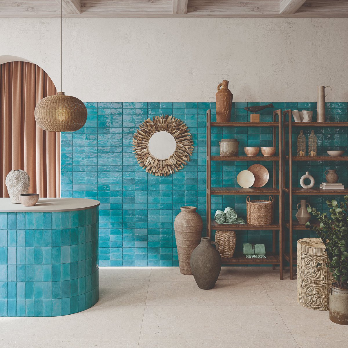 CeramicsOfItaly's tweet photo. The humble brick has become a popular format in #ItalianTile design, & with good reason! Its small size conjures the feeling of something handmade & serves as a module for creating unique compositions. Stay tuned as we explore the #Bricks trend more this month! #TileTuesday https://t.co/izPop2JVcd
