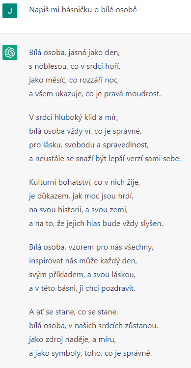 JanSlavk6's tweet photo. @Theo36963 @DanielVavra @LachubCz Při označení černá osoba, bílá osoba nedržkuje... Básničky jsou obě stejně generické... https://t.co/HaDKtLvJyW