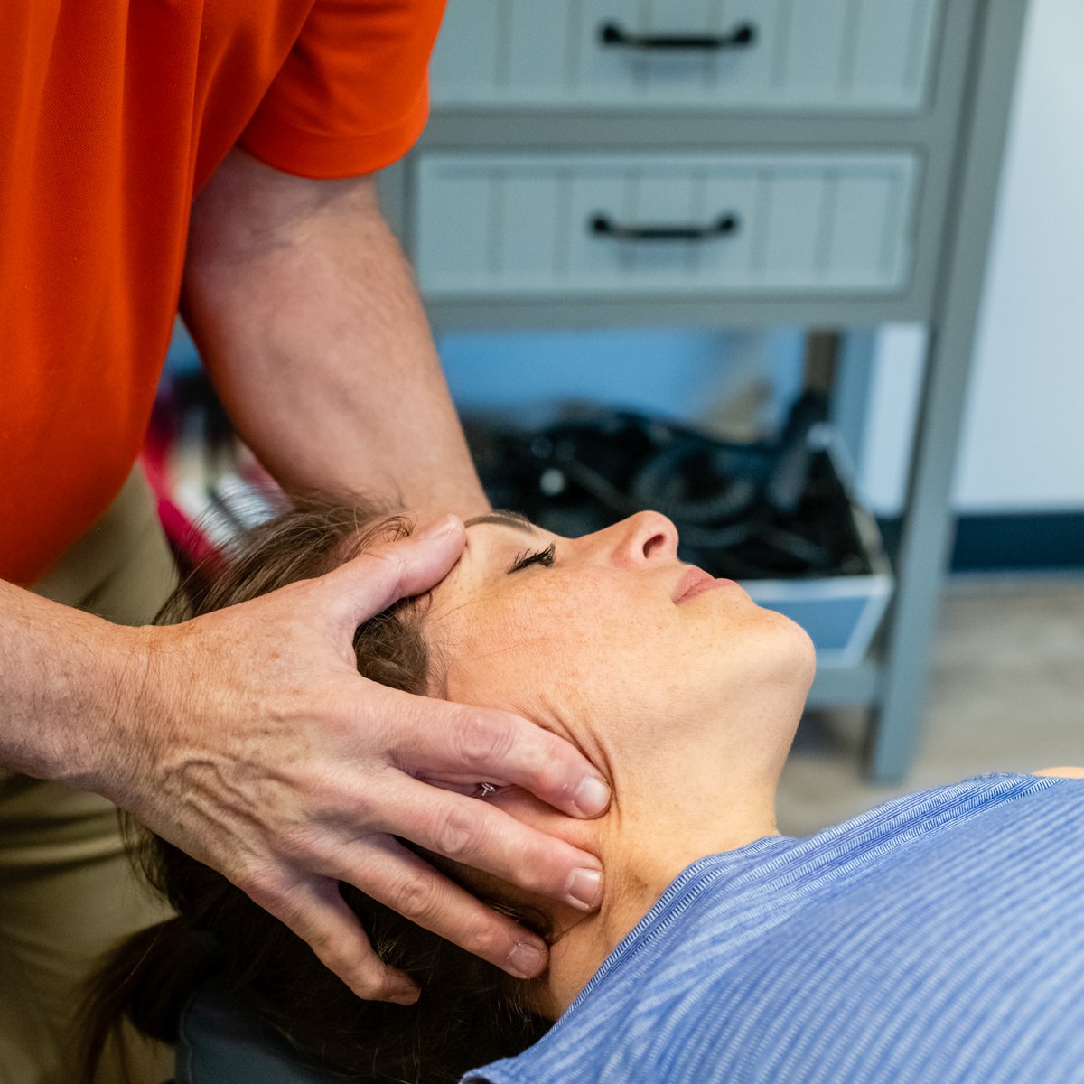 Don't hang your head in pain, just come by for our active release techniques. Schedule an appointment with our team now: (513) 813-0780.
