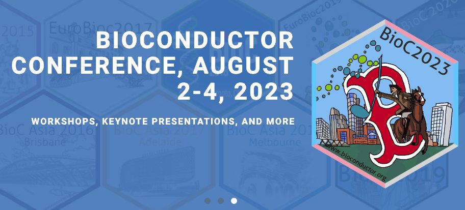 📣 Abstract submission is now open for the BioC2023 conference in Boston August 2-4 bioc2023.bioconductor.org

Submit an abstract by March 19 for
 Short talk
 Workshop
 Package demo
 Birds-of-a-feather session
 Poster

👉 Submit here openreview.net/group?id=bioco…

#rstats #Bioinformatics