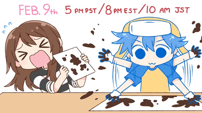 This Thursday I'll be playing Chocolate Pictionary with @Daidus_OTL on my twitch for a Valentines Day themed stream! Chat controls what we draw and we can only use chocolate as our drawing tools! 🍫
https://t.co/MKv3Scxb0F 