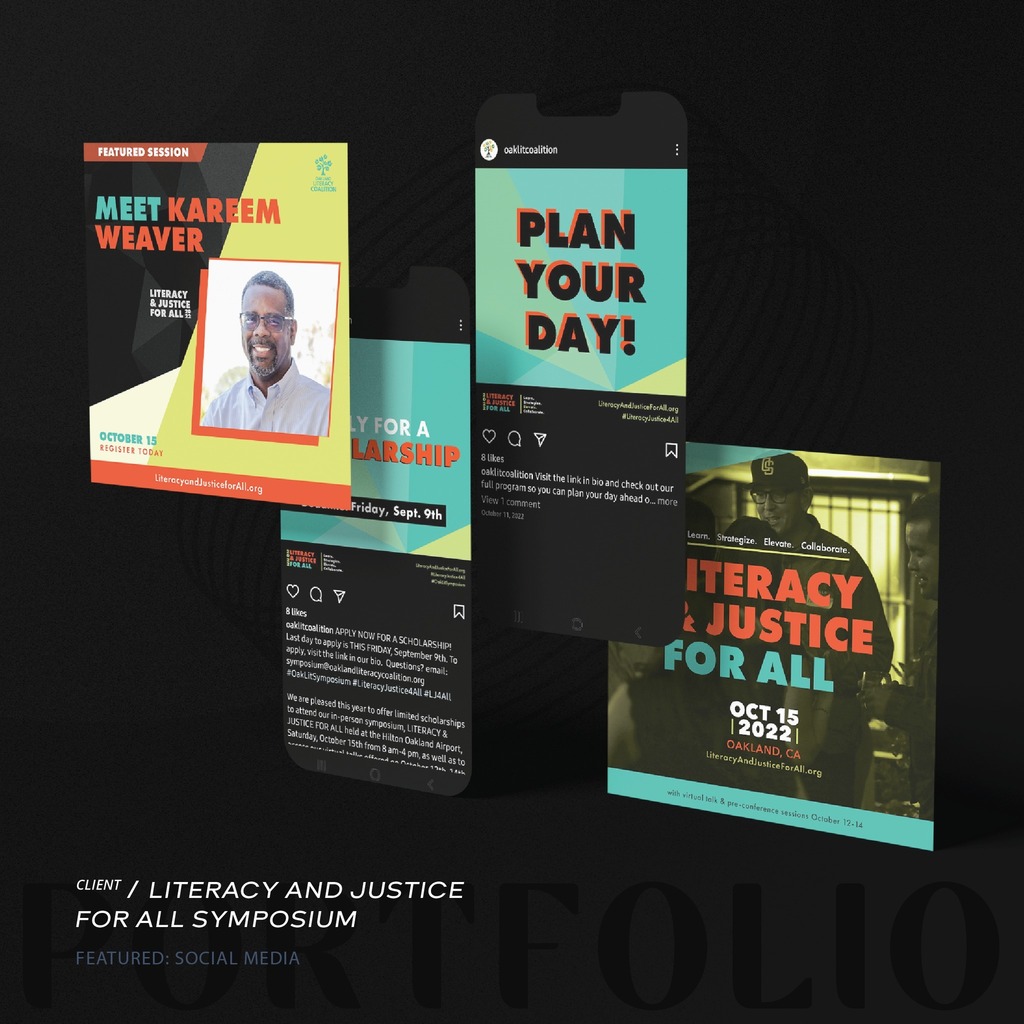 Paradigm_EP's tweet photo. For over 2 years, we've collaborated with @oaklitcoalition to brand their signature annual symposium #LiteracyJustice4All with promotional materials, social media announcements, and graphics. Connect with us today! Send us a DM or visit our website (link… https://t.co/Miv269mrI9 https://t.co/3A4JdAaZs9