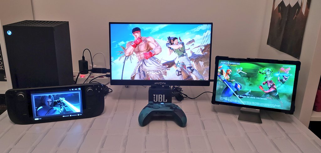 Sackseis's tweet image. Zona Gaming 👽👾
#Setup #monitorportatil #xboxseriesx #steamdeck #tabletsamsung