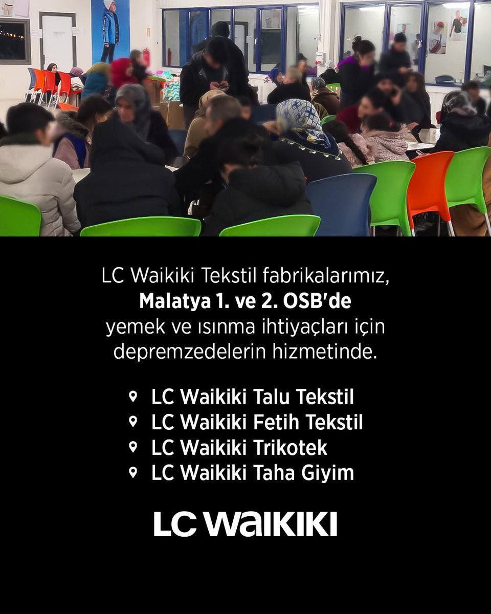 Malatya’daki vatandaşlarımızın dikkatine🙏🏽 #LCWaikiki #TaluTekstil
