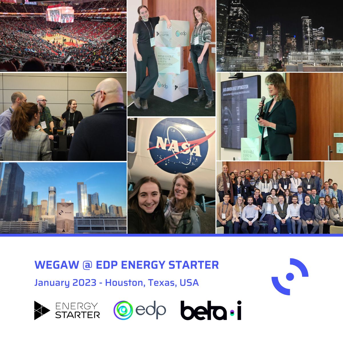 we_gaw's tweet photo. 🙏🚀Huge thanks to all the brilliant teams @innovationatEDP and @beta__i who put together an engaging week of events of this year's Renewable Energy &amp; Green Hydrogen track of EDP Energy Starter in Houston, Texas 😀https://t.co/bkWYfhlIZX #EDPChangingTomorrowNow #EnergyTransition https://t.co/05VCsDWo0F