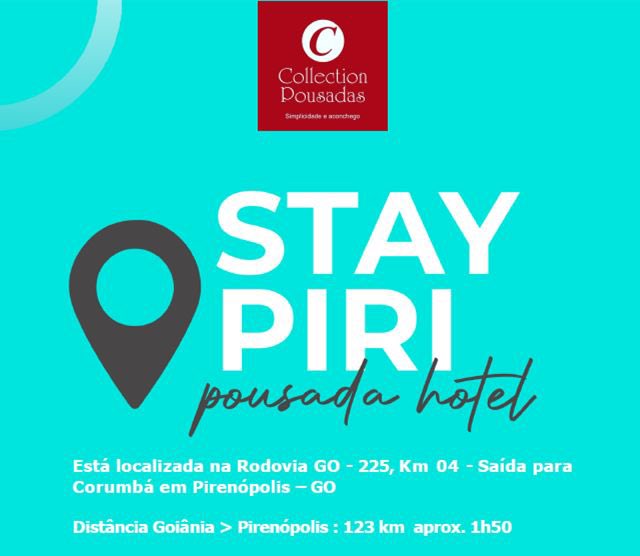 Iniciamos o ano de 2023 com novidades na @collectionhotelseresorts, estamos super felizes com a chegada de nosso novo parceiro comercial Stay Piri Pousada Hotel #hoteis  #hotelaria  #gestaodevendas #resorts #businesstravel <a href="/oficial/">Sentido</a>.stay  #goiania  #centrooeste #vivencehoteis
