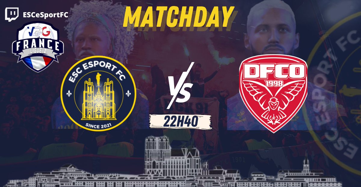 ESCeSportFC's tweet photo. 🇨🇵 @VPGFrance_ 🇨🇵 

⚽️ À égalité de points avec @DFCO_Esport , ce match important peut nous permettre de se rapprocher du podium 🏆 

🪖 𝑳'𝑬𝑺𝑪 𝒑𝒂𝒔 𝒅𝒆 𝒔𝒕𝒂𝒓𝒔, 𝒒𝒖𝒆 𝒅𝒆𝒔 𝒔𝒐𝒍𝒅𝒂𝒕𝒔 🪖 https://t.co/IDMB8RaefI