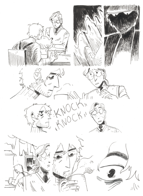 An example of how it looks in the original inks vs the final 