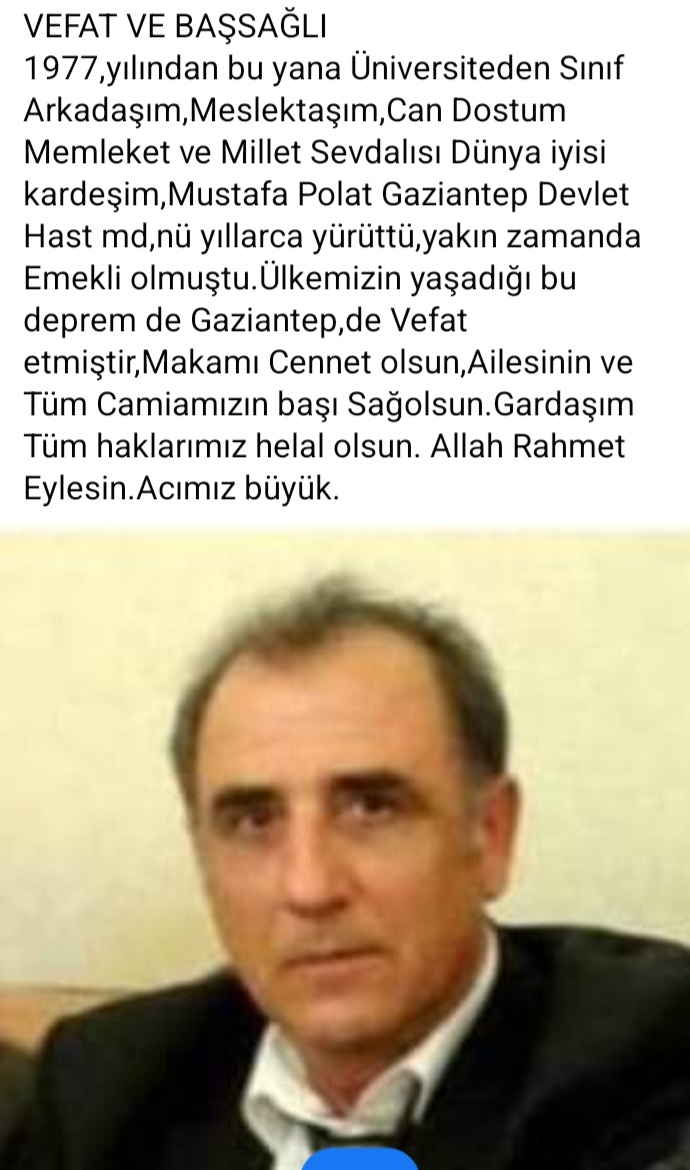 Vefat ve Başsağlığı