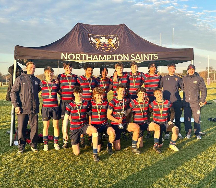RUGBY: Northampton Saints 7s WINNERS 🏆- the U18s have won the @northamptonsaints 7s tournament winning all 6 matches beating 31-17 in the final - great performances all round! #perform