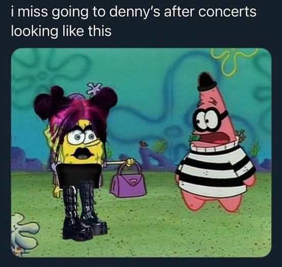 darkforcefest's tweet photo. While there might not be a Denny's near by - there is a Taco Bell.. β οΈπ¦π
#afterthebar #clubnight #gothnight #gothclub #darkforcefest #gothfashion #gothmeme #gothevent #gothfestival #aftertheclubmeme #gothicmeme #vampirefreaks #alternativestyle #gothlife #gothicmeme #newjersey https://t.co/4MnYRVHW9U