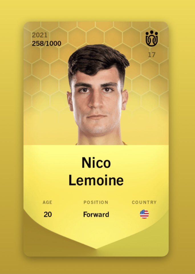 Nico Lemoine à gagner ! 🎉

1️⃣ Retweet
2️⃣ Follow  

⏰ 48h

Good luck 🍀 

#sorare #giveawaysorare #eth #football #Giveaways #NFTGiveaways #nft #giveaway