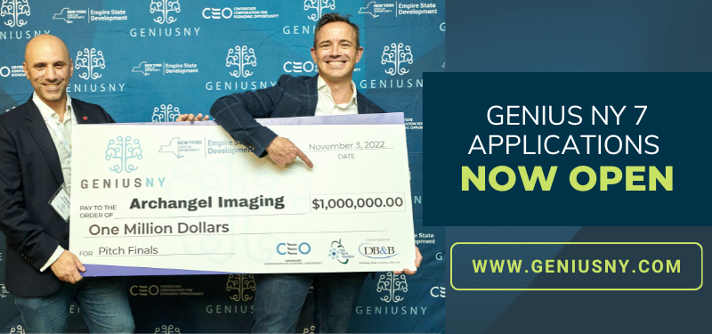 GENIUSNYProgram's tweet photo. Applications for round 7 of GENIUS NY are now open! Read more at: https://t.co/NbguDmTt01 https://t.co/i6lY0OKwJE