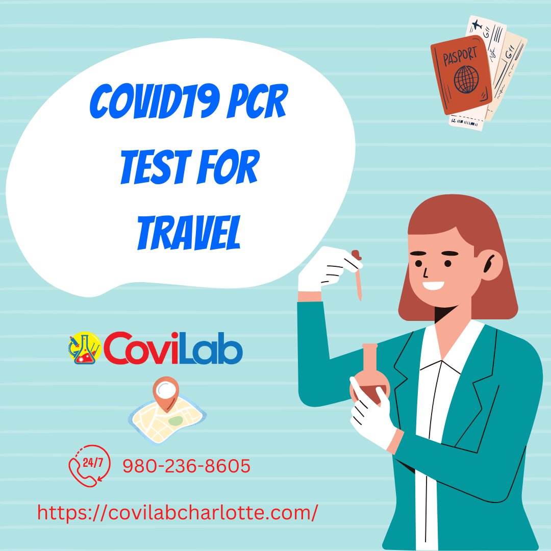 COVID19 RT-PCR for TRAVEL Same Day Turnaround Time – Online Booking Only This is the gold standard test for active viral infection and accepted by airlines and for national or international travel.✈️
For more: covilabcharlotte.com
#allinagainstcovid #PCRTestNearMe #pcr #covid