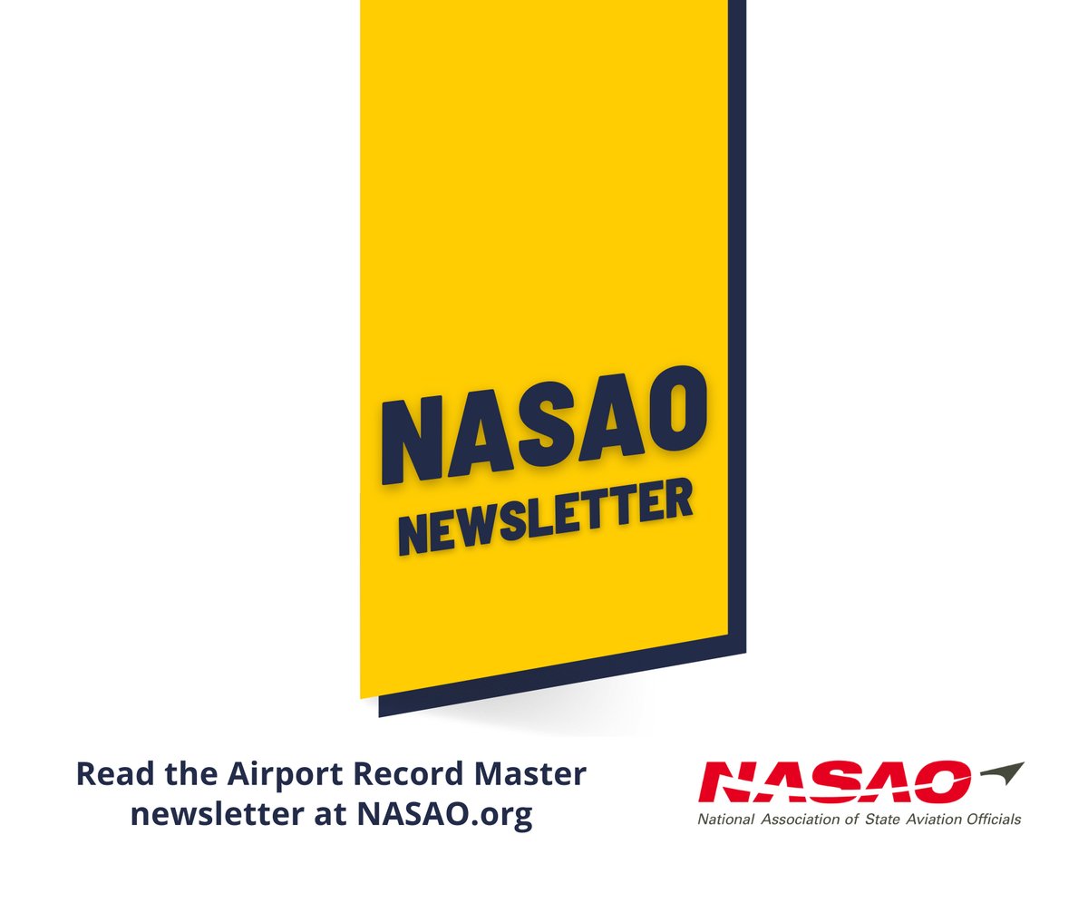 National Association of State Aviation Officials on Twitter " ️Check out the latest Airport