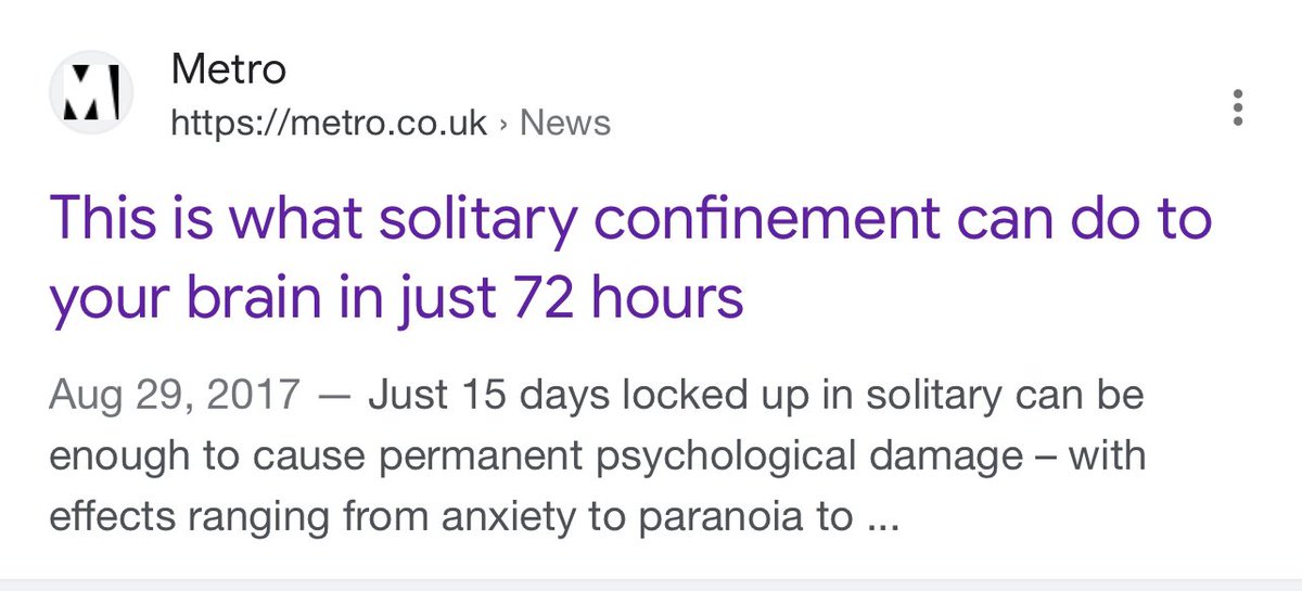 Sarah Spain On Twitter https metro co uk 2017 08 29 this is what solitary confinement can do 
