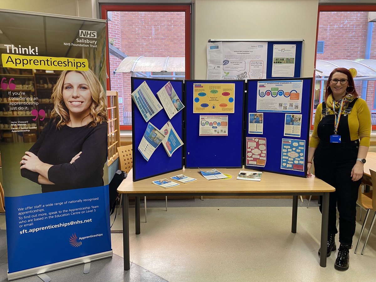 During National apprenticeship week visit our stand in springs, we’re there each day to talk to you about career progression! #NAW2023
