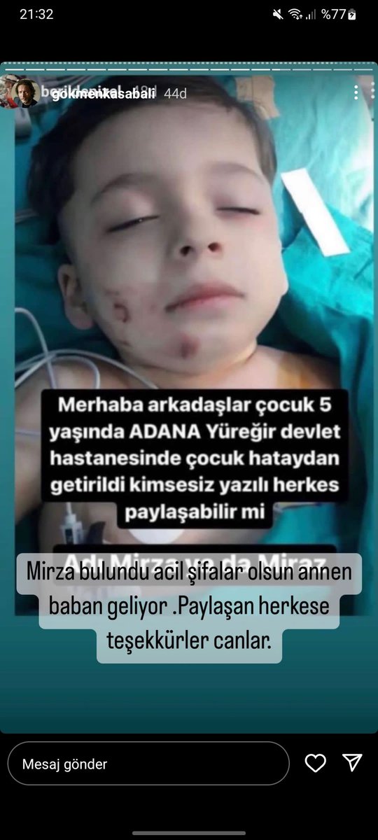 @pheomelanin0 Mirzada bulunmuş Şükürler olsun 🙏