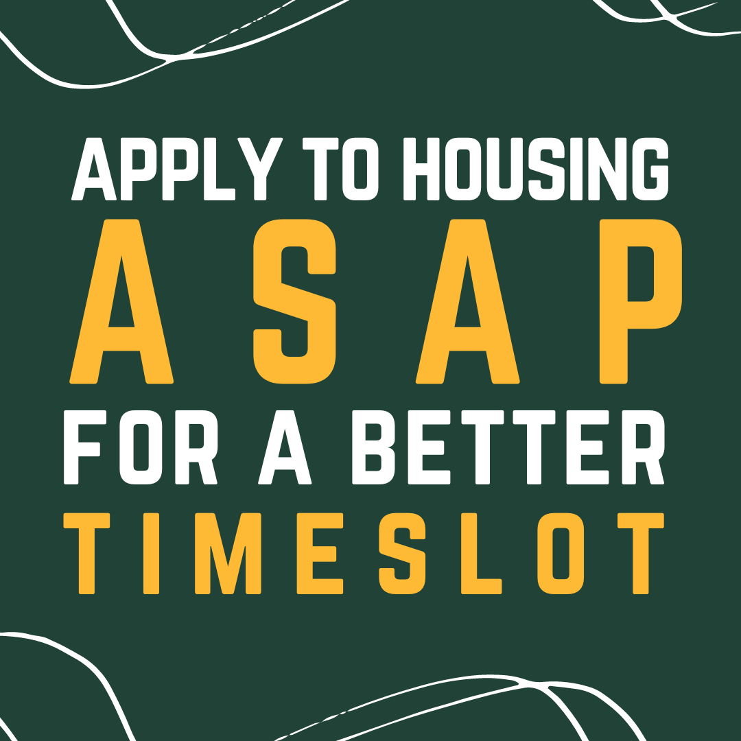 Do you plan on living on campus next year? If so, here is some information you may want to know. If you have any questions feel free to drop a comment or shoot us a message!!