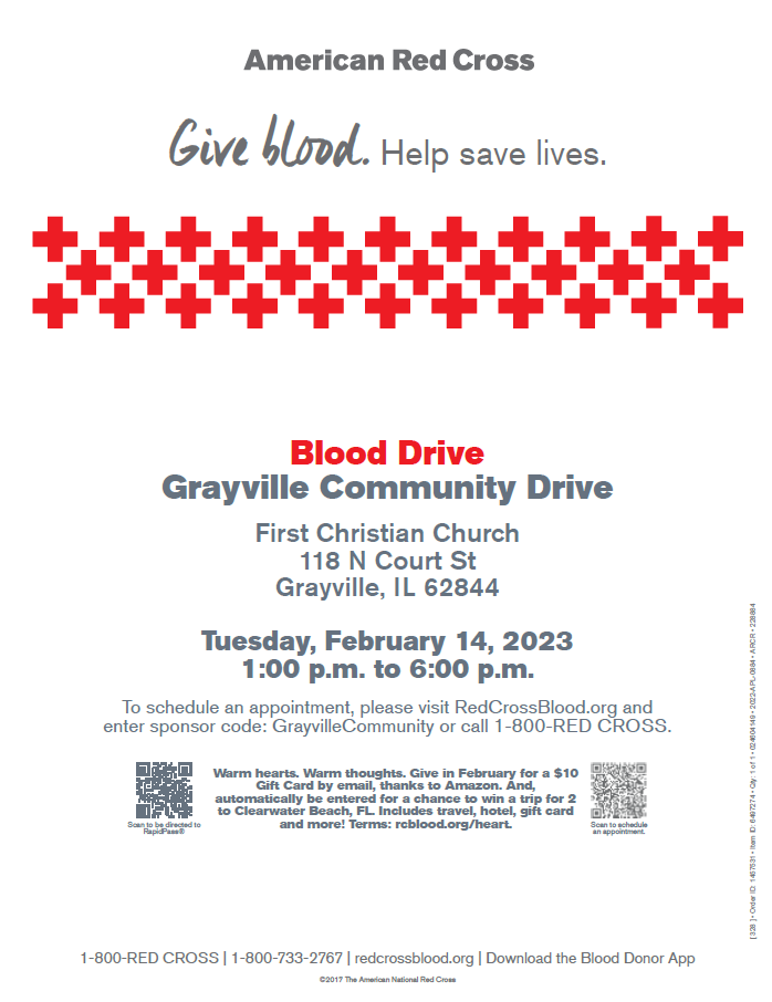 WabashValleyFS's tweet photo. Wabash Valley invites you to mark your calendars to help save a life Tuesday, February 14th. This is a community drive and just one short week away!

Be sure to schedule an appointment in advance using the link: https://t.co/ebhLzTeQ5a https://t.co/TIgkyYv8BF