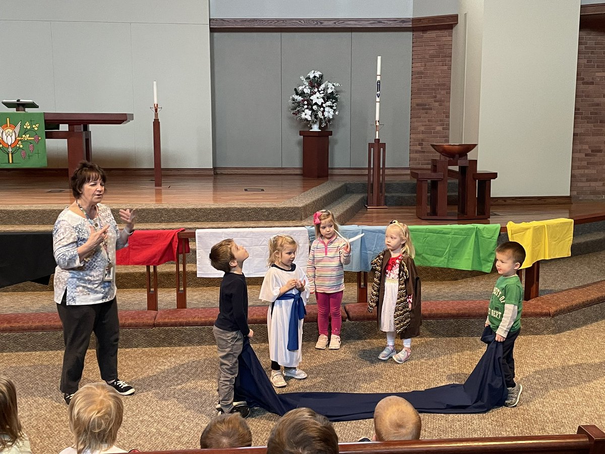 Today the Webster 3’s helped to lead a chapel about Jesus and John the Baptist! <a href="/CCLSChargers/">CCLS - St. Louis</a>