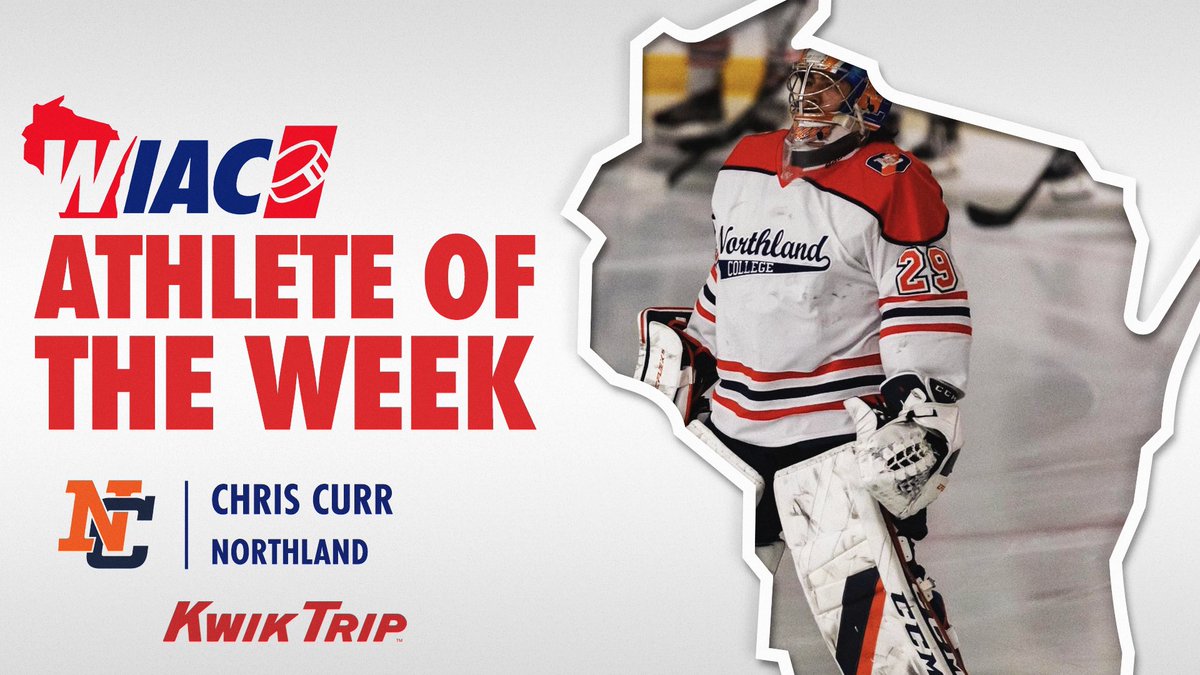 Chris Curr named WIAC player of the week! #NorthlandCollege