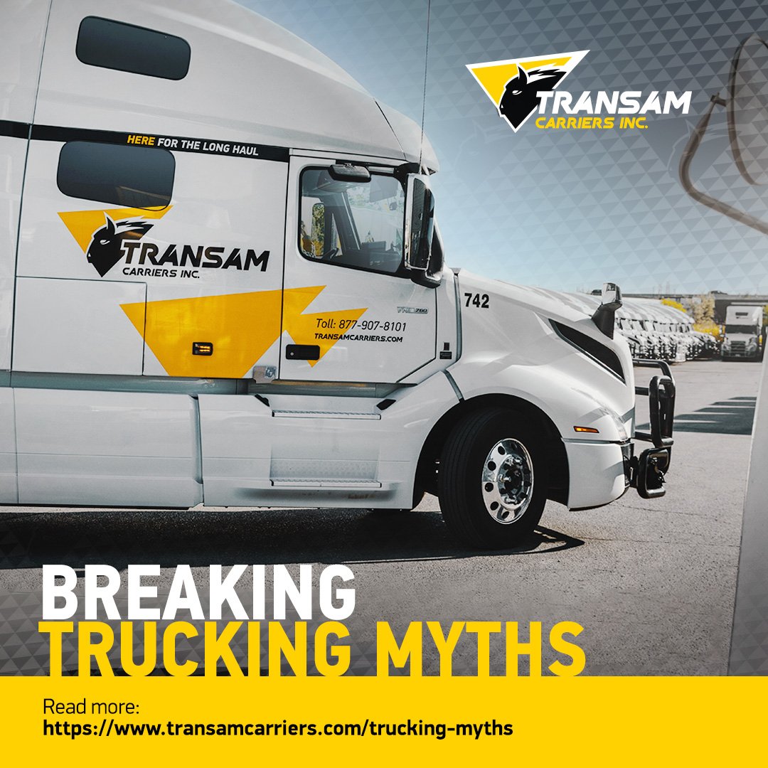 There are few industries with as many myths as #trucking. It’s time to break open some of these #truckingmyths and get clear on the realities of what it’s like to be a truck driver in a #modernfleet. Continue reading at: transamcarriers.com/trucking-myths/
#transamcarriers #truckdrivers