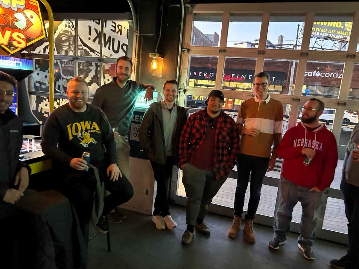 RIC_Consulting's tweet photo. Had a blast at our latest employee outing! Thank you @updownkc for showing us a good time!
#employeeappreciation #KCFun #arcadebar https://t.co/WXwsps0Mma