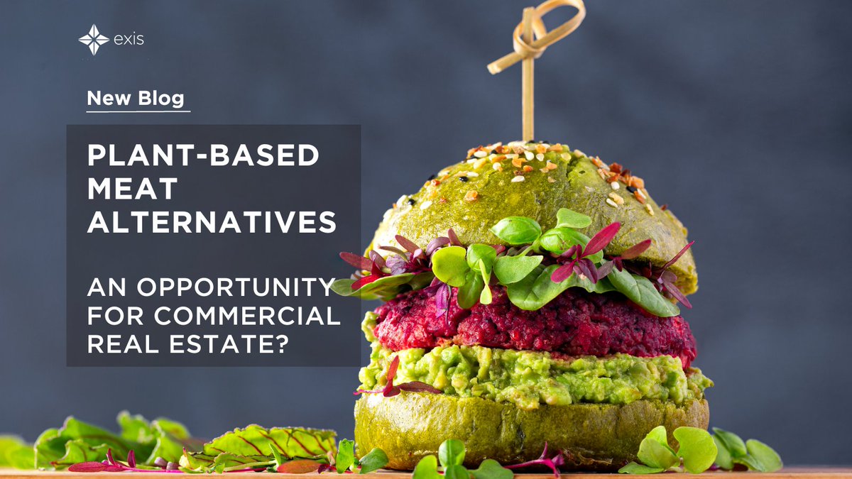 As people are becoming more focused on sustainability and the impact their lifestyle has on the planet, new forms of plant-based meat options are arriving on the market.  Read our blog to find out what opportunities this creates for commercial real estate. bit.ly/3jIh8NO