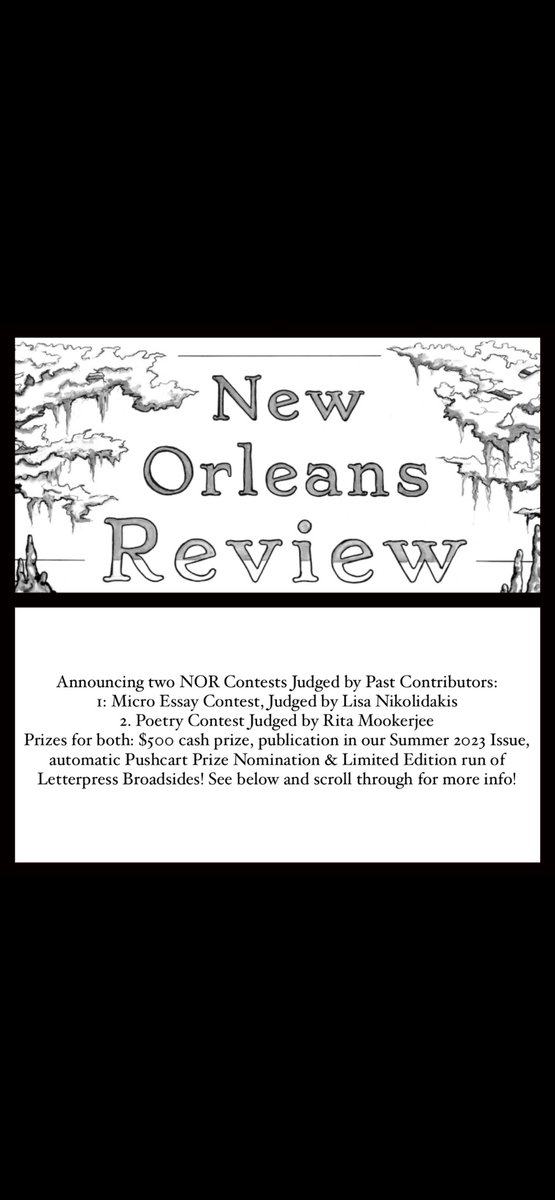 New Orleans Review tweet media