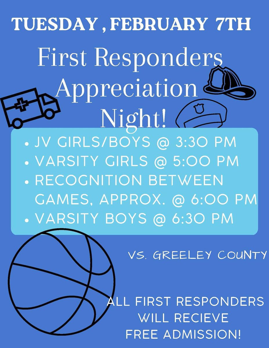 🚒🚔🚑 TONIGHT🚑🚔🚒

Please come support our First Responders and Bulldogs tonight! See you there!